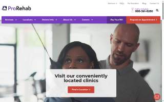 ProRehab Physical & Occupational Therapy - Henderson website