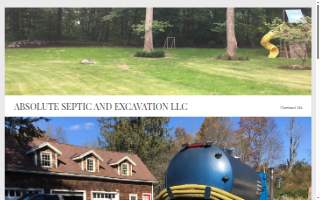 Absolute Excavation and Septic website