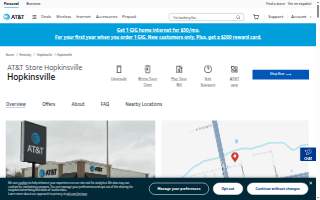 AT&T Store of Hopkinsville website