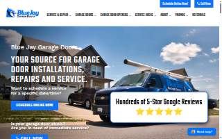 Blue Jay Garage Doors website