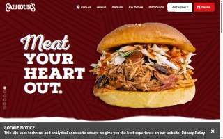 Calhoun's Pool, Hearth & Patio website
