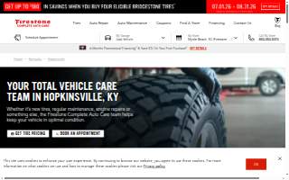 Firestone Complete Auto Care of Hopkinsville website