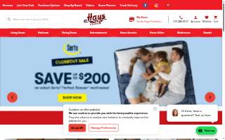 Herb Hays Furniture & Mattress website
