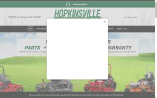 Hopkinsville Outdoor Equipment website