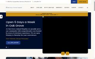 Oak Grove Animal Hospital website