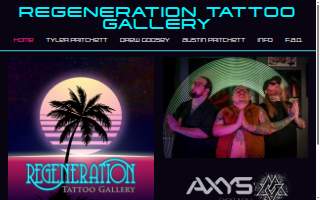 Regeneration Tattoo Gallery website