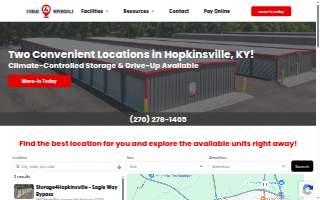 Storage4Hopkinsville website