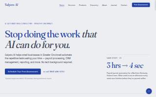 Salyers AI website
