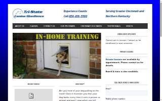 Tri-State Canine Obedience of Independence website