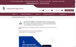 Class Act @ Jtown High School website