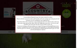 Country Animal Hospital website