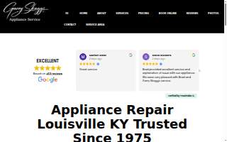Garry Skaggs Appliance Service website