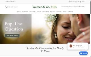 Gumer & Co. Jewelry website