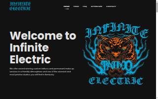 Infinite Electric Tattoo website