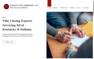 Legacy Title Company LLC website