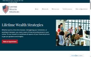 Lifetime Wealth Strategies - Financial Advisors website