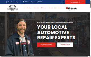 Middletown Transmission and Auto Repair website