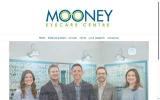 Mooney EyeCare Centre website