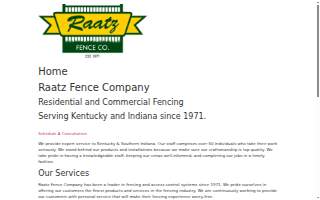 Raatz Fence Company website