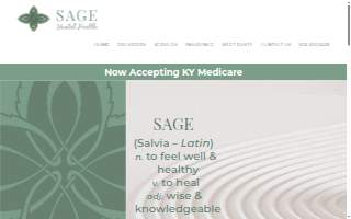 Sage Mental Health website