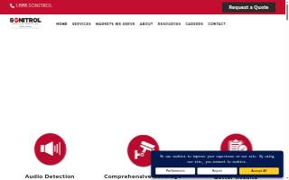 Sonitrol Security of Louisville, A Pye-Barker Fire & Safety Company website