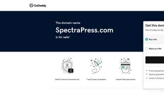 Spectra Press and Promotions website
