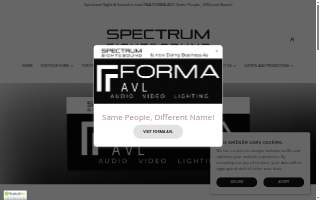 Spectrum Sight & Sound of Jeffersontown website