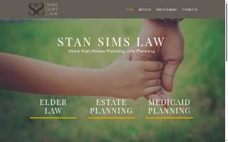 Stan Sims Law website