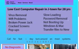 Uptech Computer of Jeffersontown website