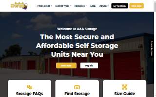 AAA Storage of Lawrenceburg website
