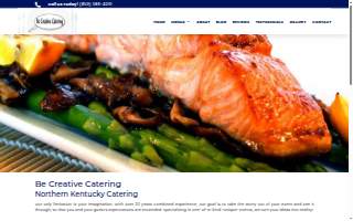 Be Creative Catering website