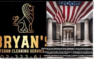 Bryans Veteran Cleaning Service LLC website