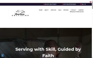 ClearView Collision website