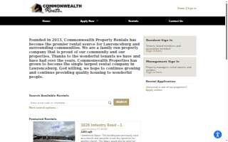 Commonwealth Property Rentals LLC. website