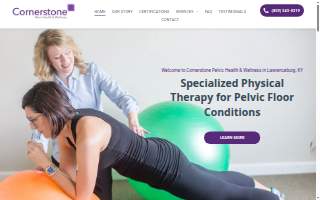Cornerstone Pelvic Health and Wellness PLLC website