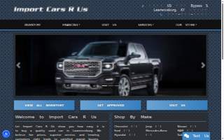 Import Cars R Us website