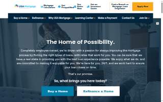 USA Mortgage of Lawrenceburg website