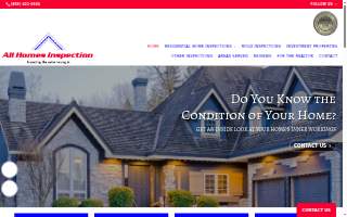 All Homes Inspection website