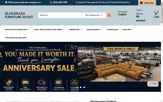 Bluegrass Furniture Outlet website