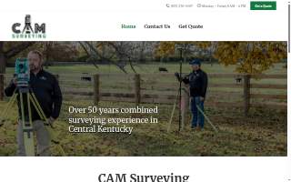 CAM Surveying website