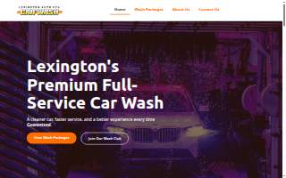 Lexington Auto Spa website