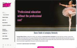 Lexington Dance Factory website