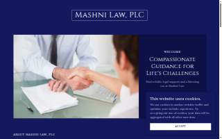 Mashni Law Criminal Defense website