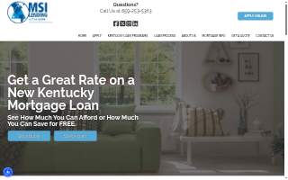 MSI Lending of Lexington website
