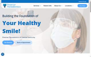 Premier Periodontics website