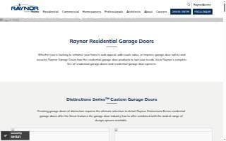Raynor Garage Doors & Gates of Lexington website