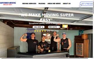 Supermen Moving website