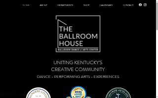 The Ballroom House website