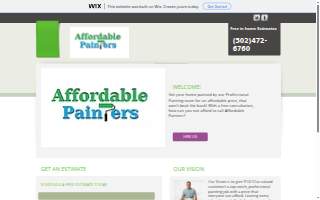 Affordable Painters website