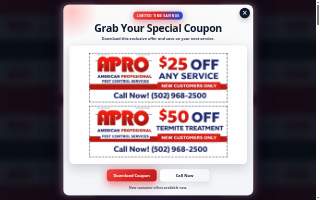 AMPRO Pest Control website